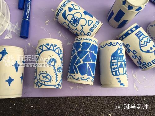 易拉罐=青花瓷风格 易拉罐=青花瓷风格